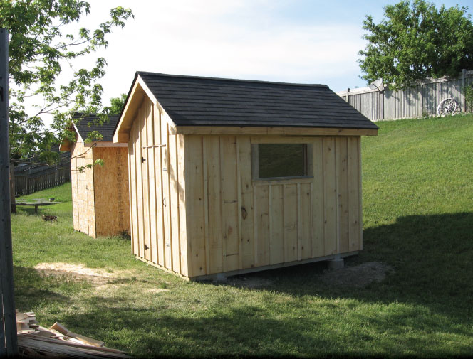 Shed is complete and ready for use.